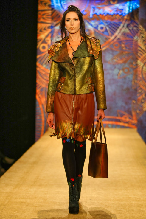 Jacheta piele ecologica 2315